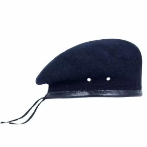 navy blue army beret