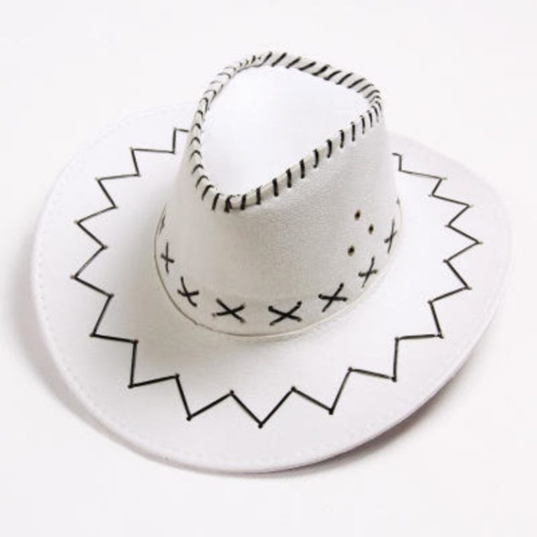 wide brim cowboy hat straw